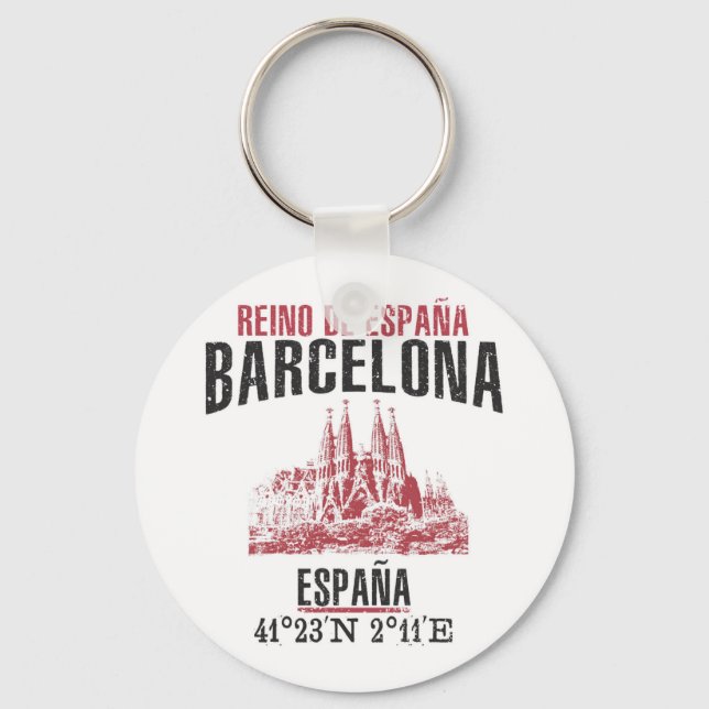 Barcelona Key Ring (Front)