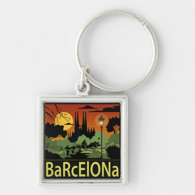 Barcelona Key Ring (Front)