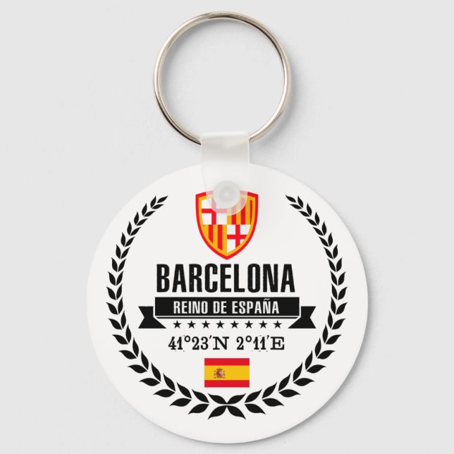 Barcelona Key Ring (Front)
