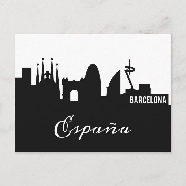 Barcelona Landmarks postcard (Front)