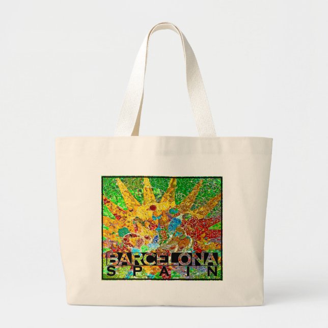 Barcelona Large Tote Bag (Front)