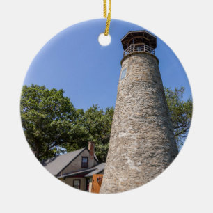 Barcelona Lighthouse Ceramic Ornament