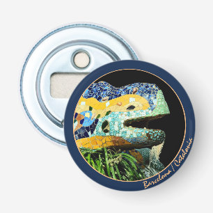Barcelona Lizard, Art, Park Guell, Catalonia   Bottle Opener