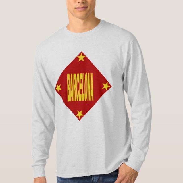 BARCELONA long sleeves T-shirt (Front)