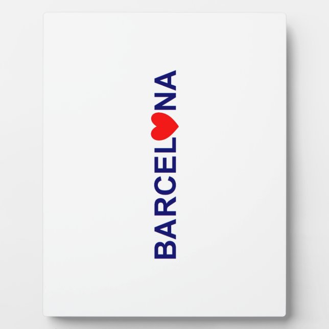 Barcelona love plaque (Front)