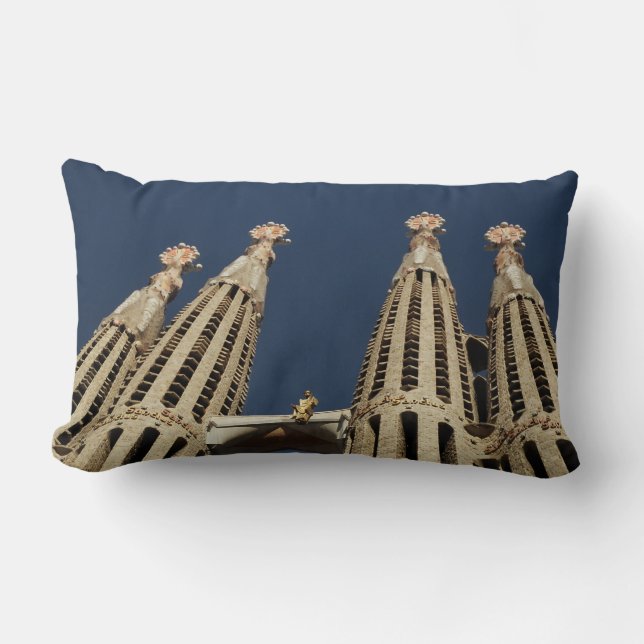 Barcelona Lumbar Throw Pillow (Front)