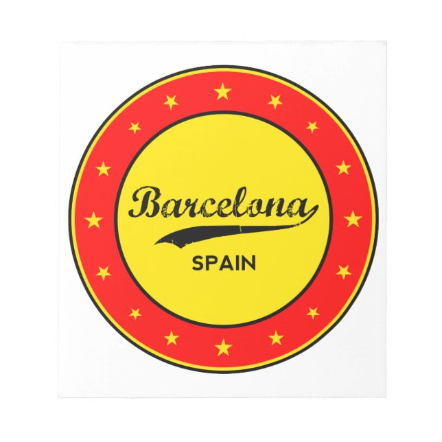 Barcelona Notepad (Front)