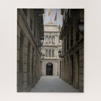 Barcelona Passage — Minimal Light Jigsaw Puzzle