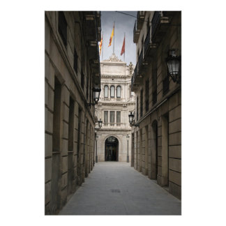 Barcelona Passage — Minimal Light Photo Print