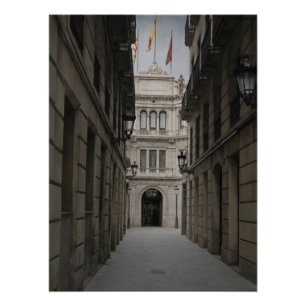 Barcelona Passage — Soft Mist Poster