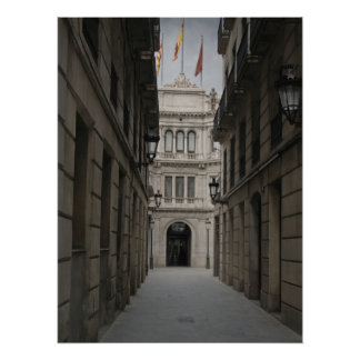 Barcelona Passage — Soft Mist Poster