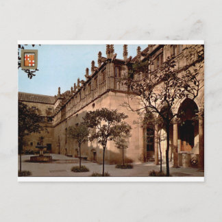 Barcelona Pati dels Tarongers Vintage Courtyard Postcard