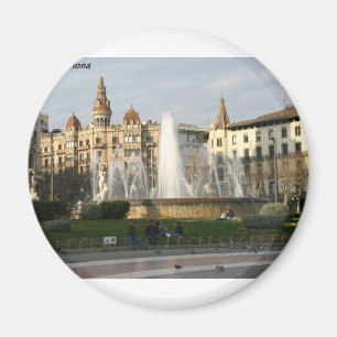 Barcelona--Plaza--Catalunya--[kan.k].JPG Magnet