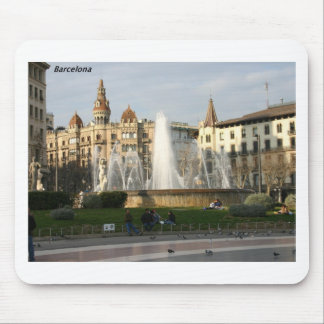 Barcelona--Plaza--Catalunya--[kan.k].JPG Mouse Pad