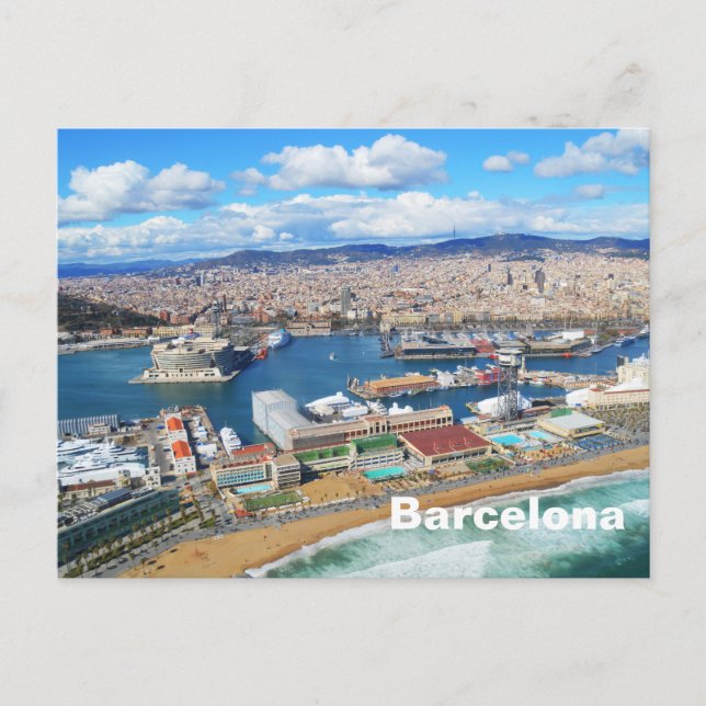Barcelona Postcard (Front)