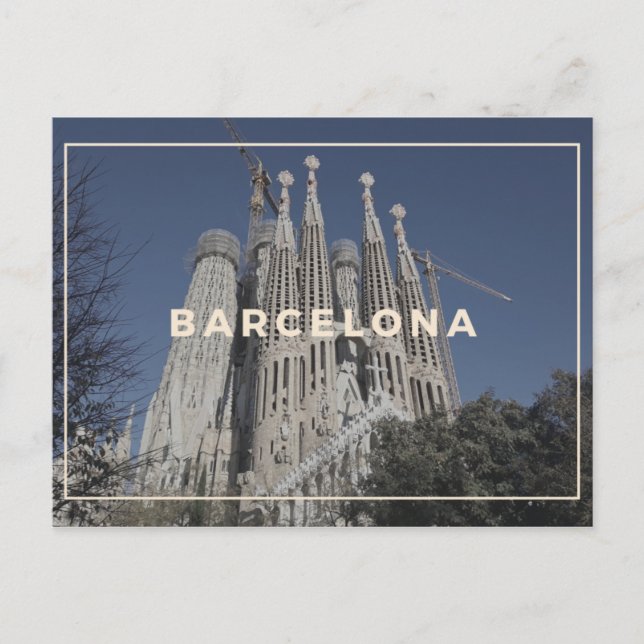 Barcelona Postcard (Front)