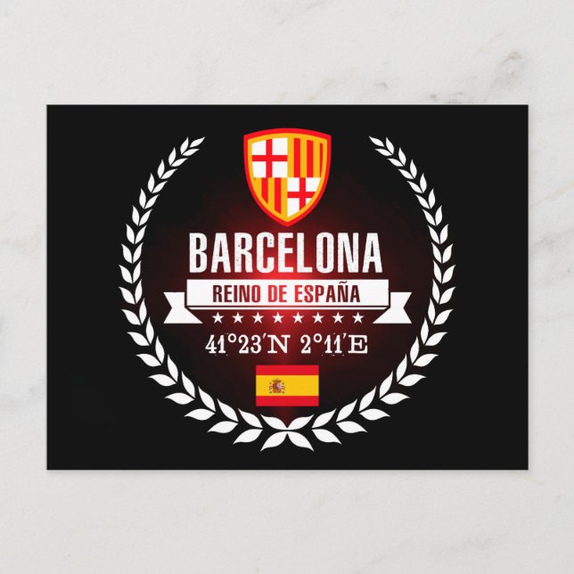 Barcelona Postcard (Front)