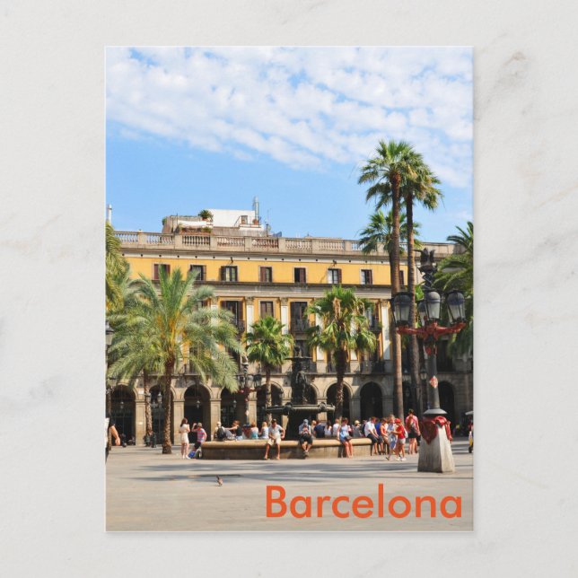 Barcelona Postcard (Front)