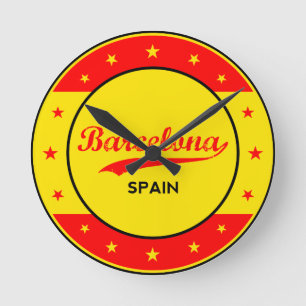 Barcelona Round Clock