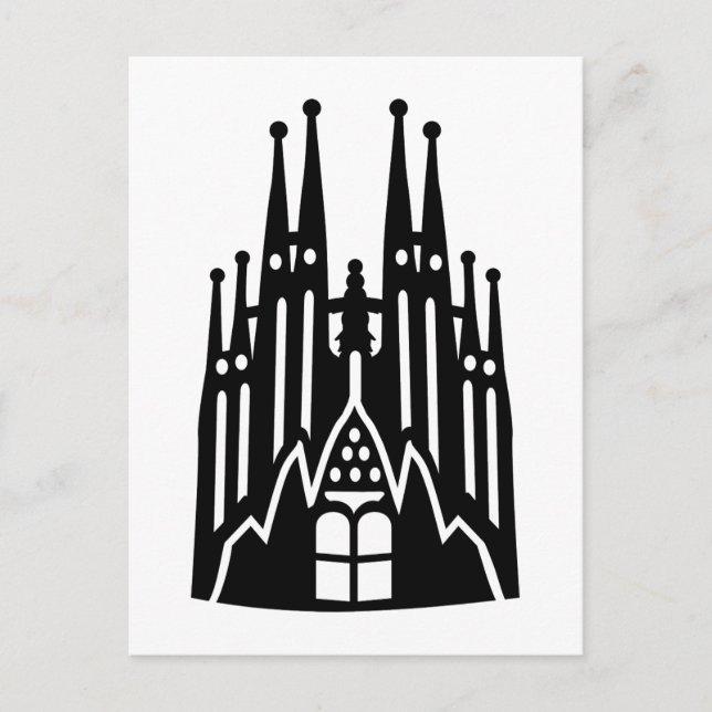Barcelona Sagrada Familia Postcard (Front)