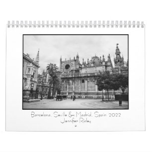 Barcelona, Seville & Madrid, Spain - 2022 Calendar