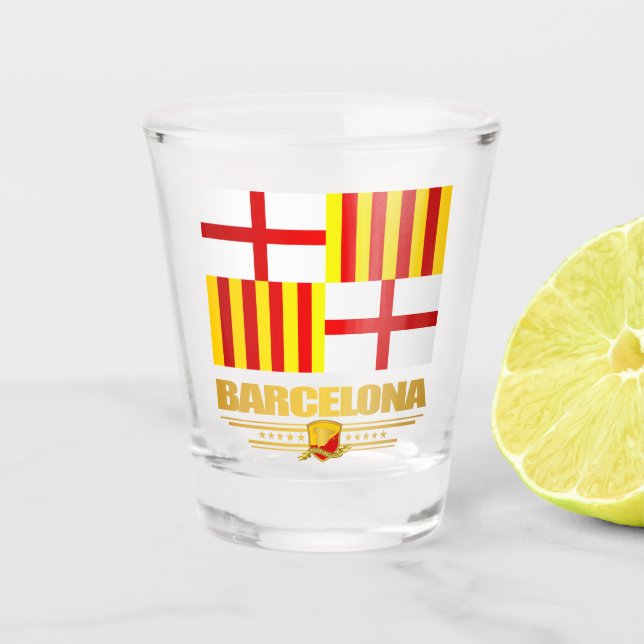Barcelona Shot Glass (Front)