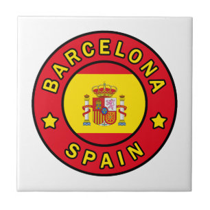 Barcelona Spain Ceramic Tile
