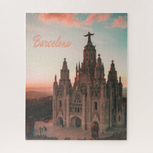 Barcelona Spain Church Jigsaw Puzzle