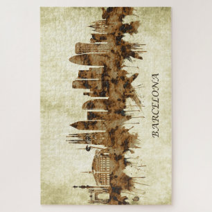 Barcelona Spain Cityscape Jigsaw Puzzle