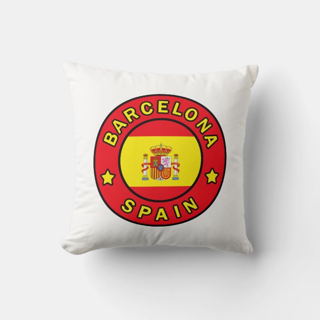 Barcelona Spain Cushion (Front)