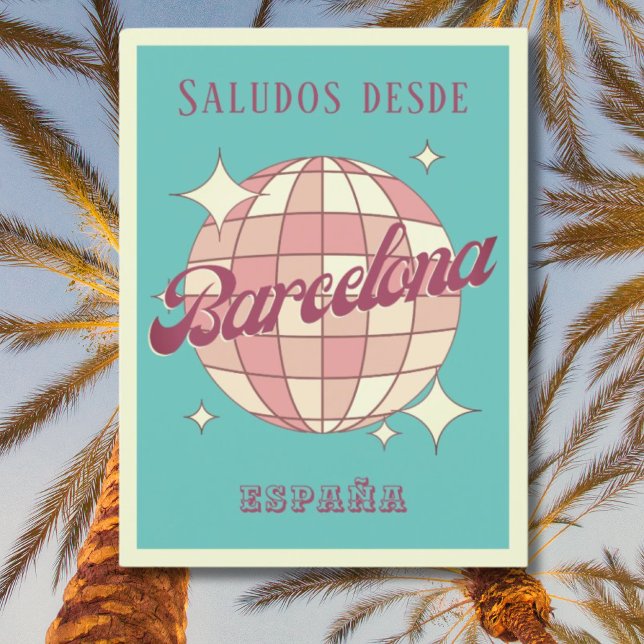 Barcelona Spain España Retro Vintage Postcard (Creator Uploaded)
