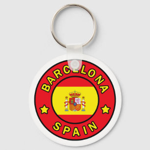 Barcelona Spain Key Ring