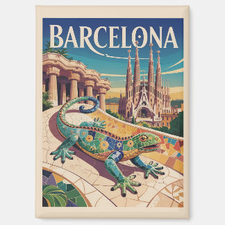 Barcelona Spain Magnet