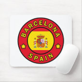 Barcelona Spain Mouse Pad (With Mouse)