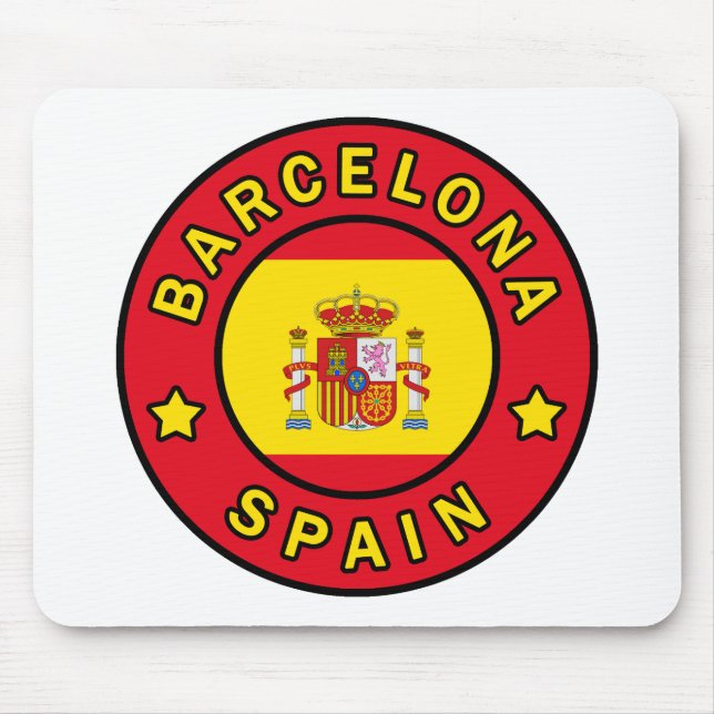 Barcelona Spain Mouse Pad (Front)