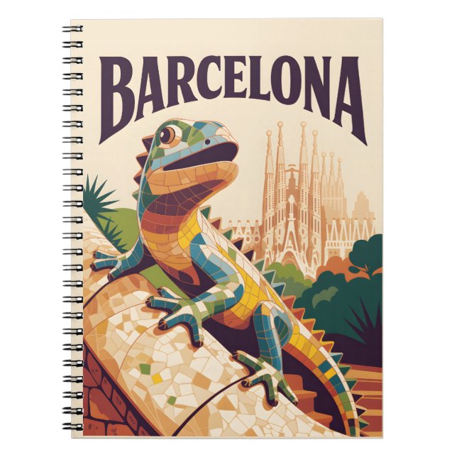 Barcelona Spain Notebook (Front)