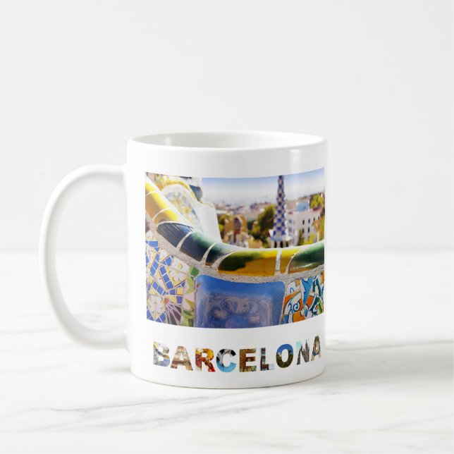 Barcelona Spain Parc Guell Travel Photo Coffee Mug (Left)