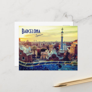 Barcelona, Spain - Park Guell Postcard