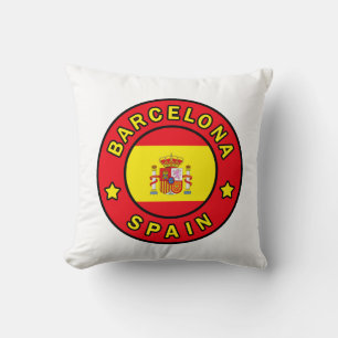 Barcelona Spain pillow