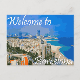 Barcelona Spain Postcard