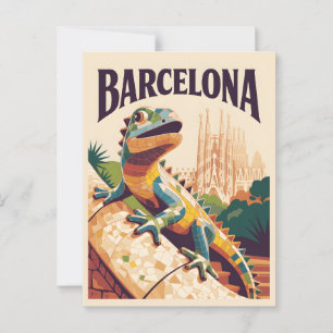 Barcelona Spain Postcard