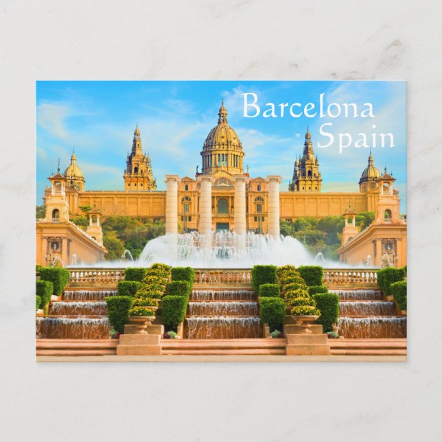 Barcelona Spain Postcard (Front)