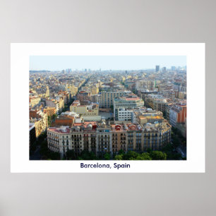 Barcelona, Spain poster print