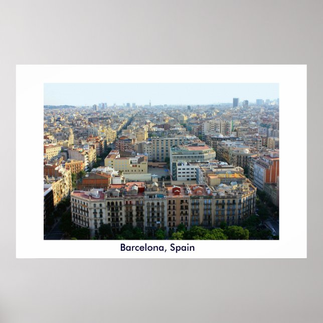 Barcelona, Spain poster print (Front)