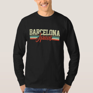 Barcelona Spain Retro T-Shirt