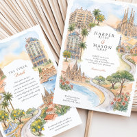 Barcelona Spain Sagrada Familia Gaudi Wedding