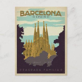 Barcelona, Spain - Sagrada Familia Postcard