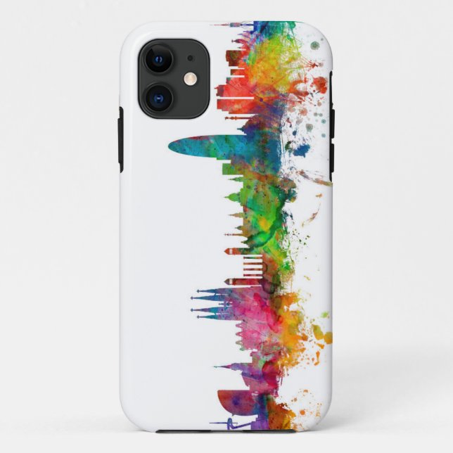 Barcelona Spain Skyline Case-Mate iPhone Case (Back)