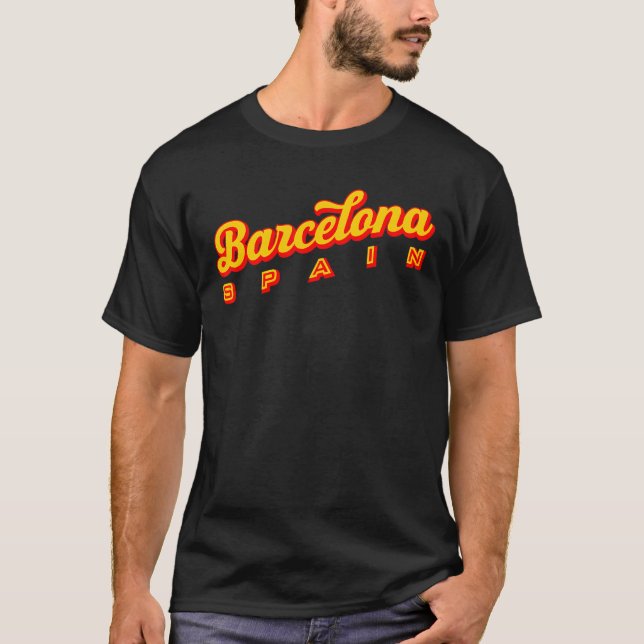 Barcelona Spain T-Shirt (Front)