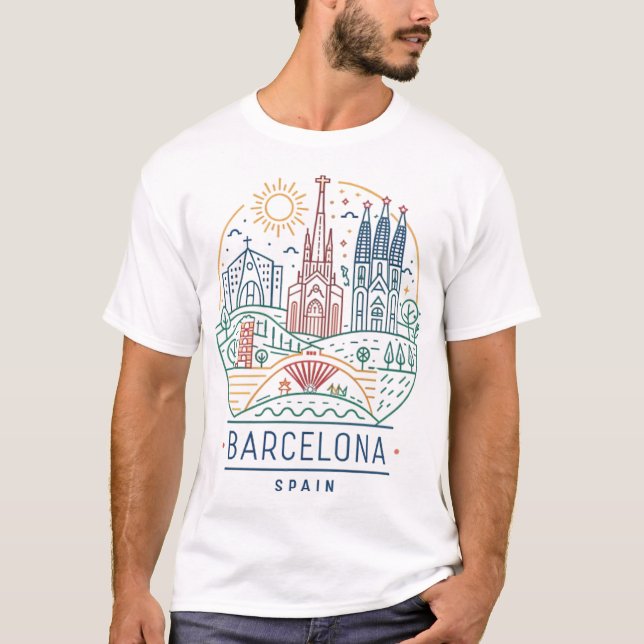 BARCELONA, SPAIN T-Shirt (Front)